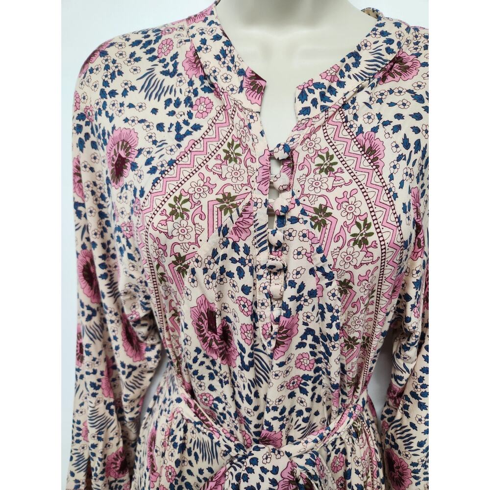 Natalie Martin Women's Fiore Maxi Dress, Size S, In Vintage Flowers Cream Multi - Picture 3 of 9